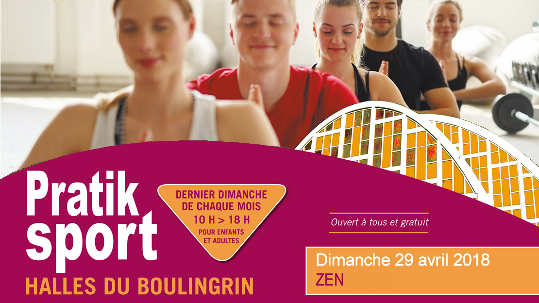 Participation à Pratik Sport, activités Zen en avril 2018